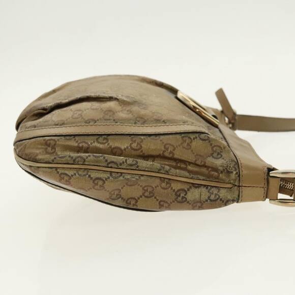 GUCCI GG Crystal Shoulder Bag Gold Tone Gold - Picture 4 of 12